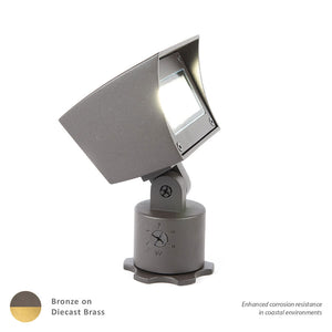 W.A.C. Lighting - 5021-27BBR - LED Flood Light - 5021 - Bronze on Brass