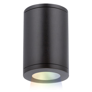 W.A.C. Lighting - DS-CD05-F-CC-BK - LED Flush Mount - Tube Arch - Black