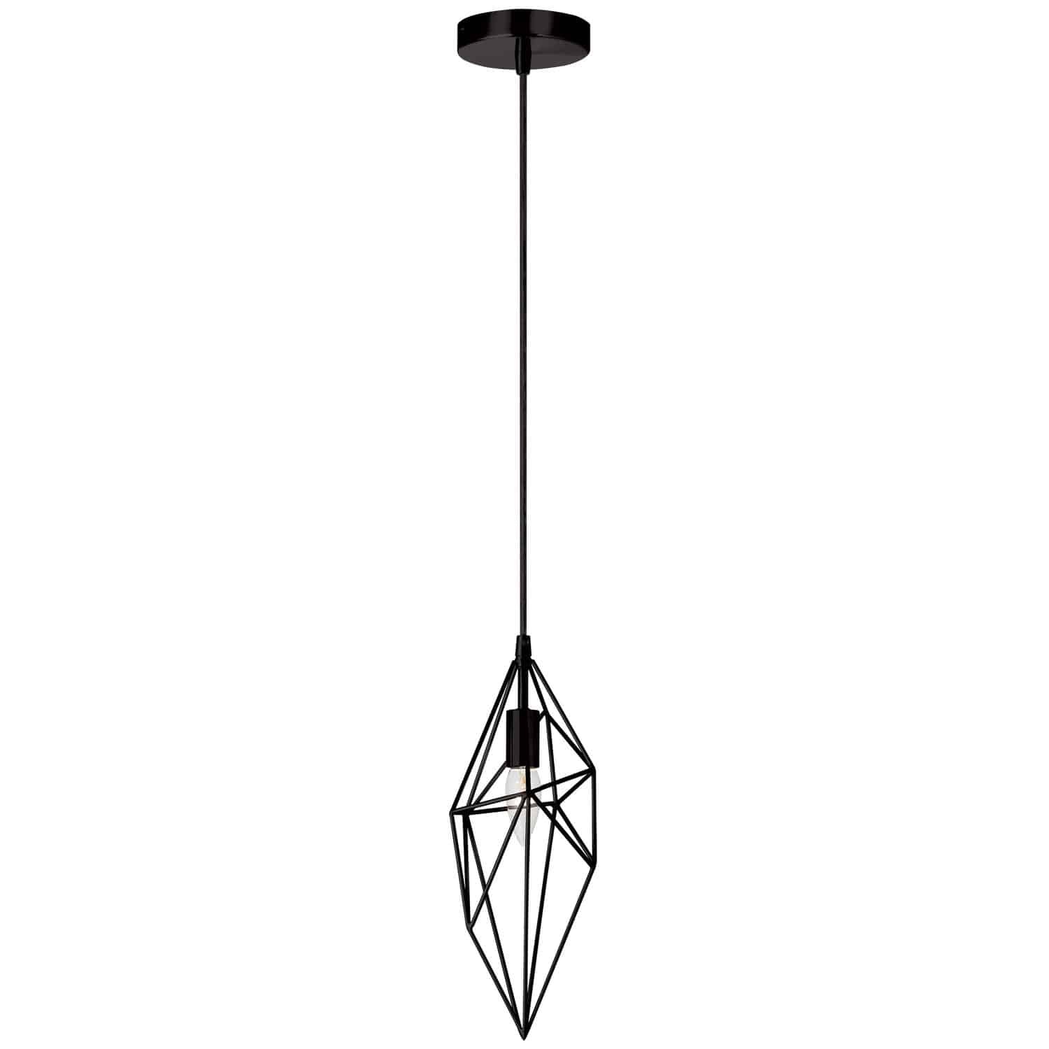 Dainolite Ltd - 918-1P-BK - One Light Pendant - Black