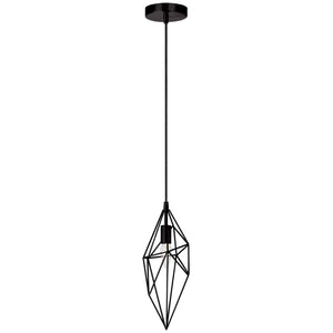 Dainolite Ltd - 918-1P-BK - One Light Pendant - Black