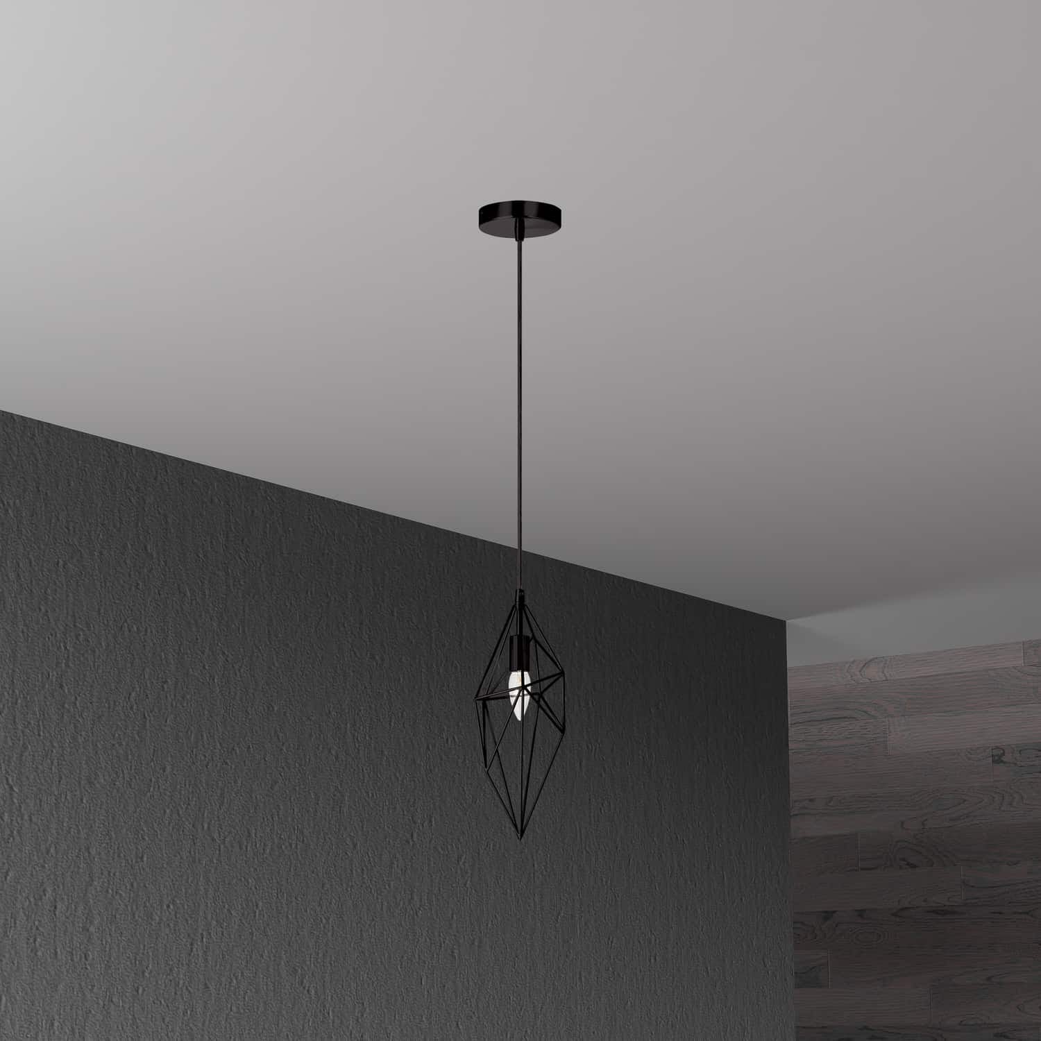 Dainolite Ltd - 918-1P-BK - One Light Pendant - Black