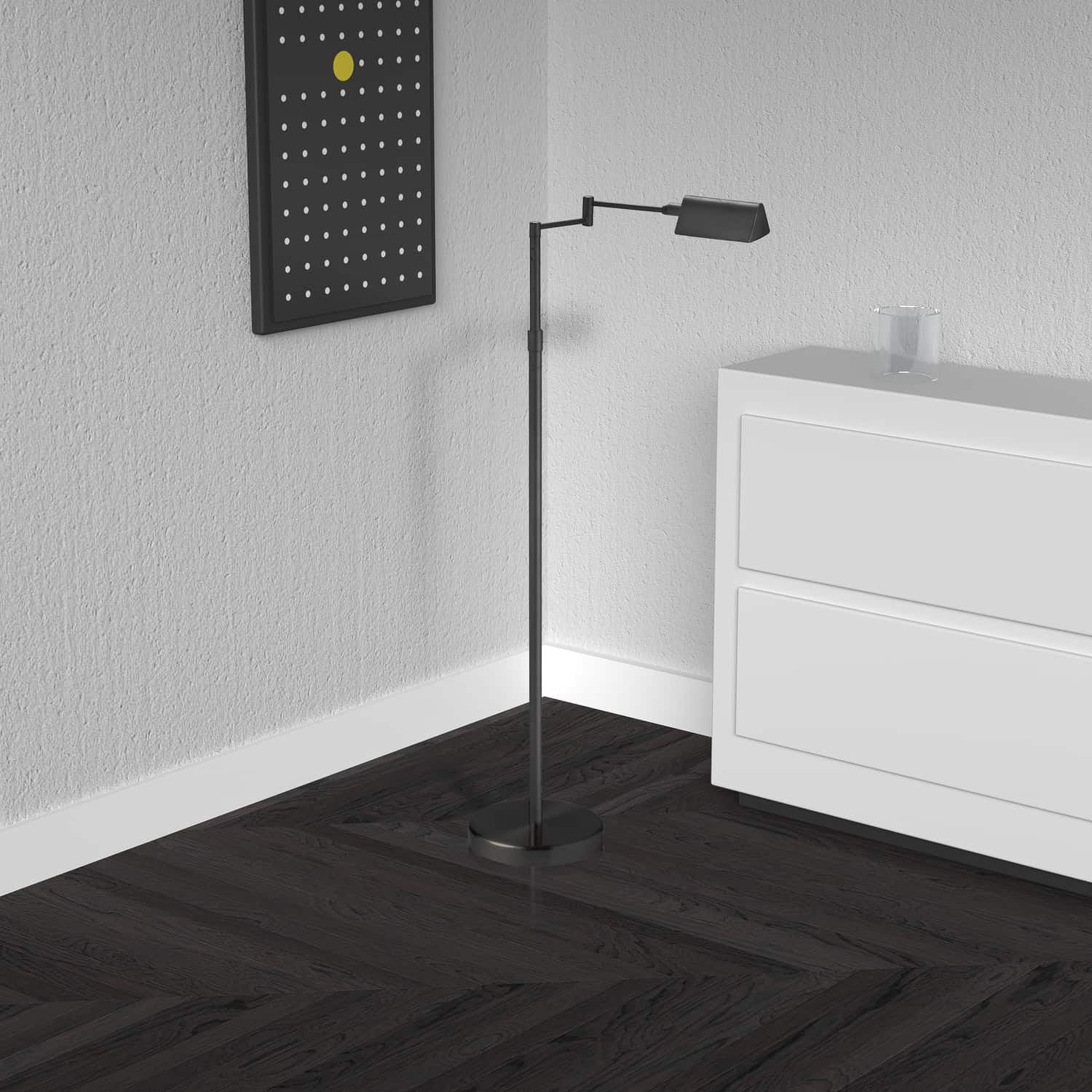 Dainolite Ltd - 9257LEDF-BK - LED Floor Lamp - Black