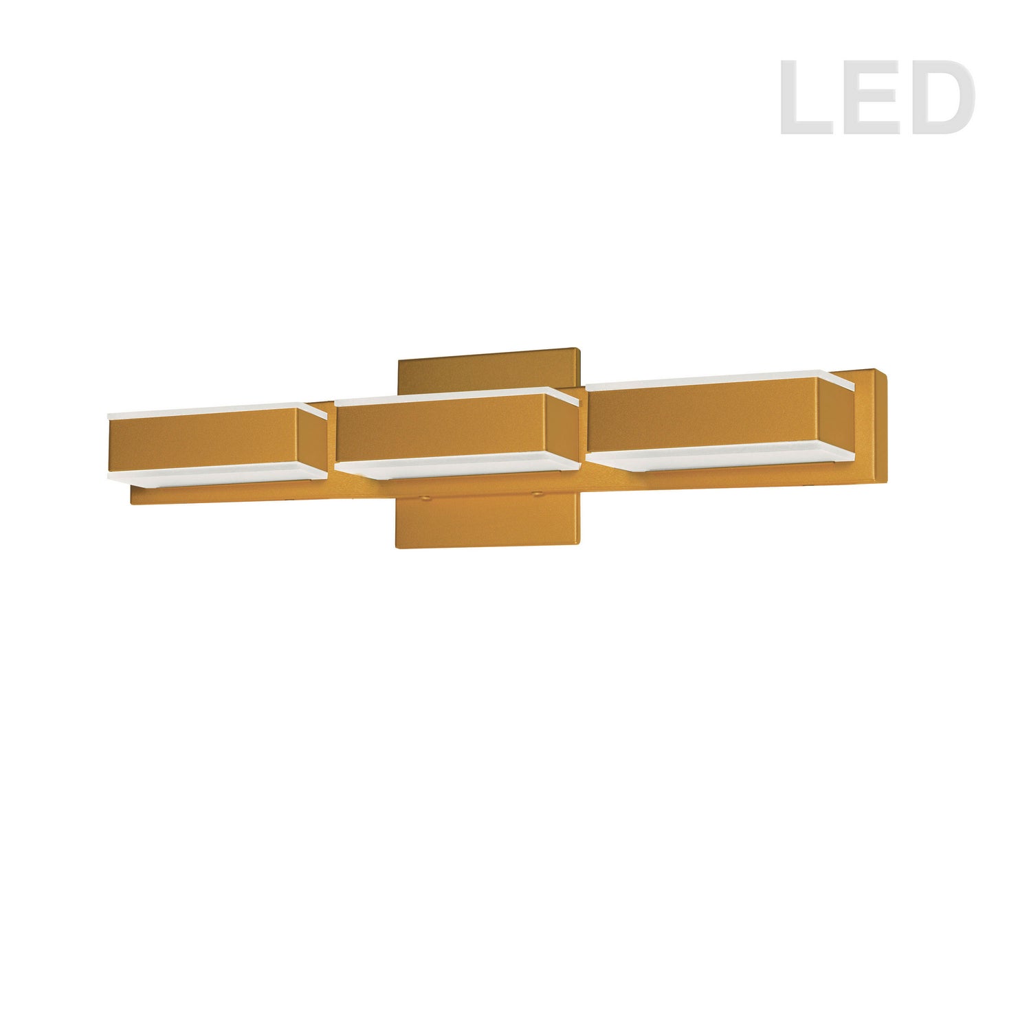 Dainolite Ltd - VLD-215-3W-GLD - LED Vanity Fixture - Aged Brass