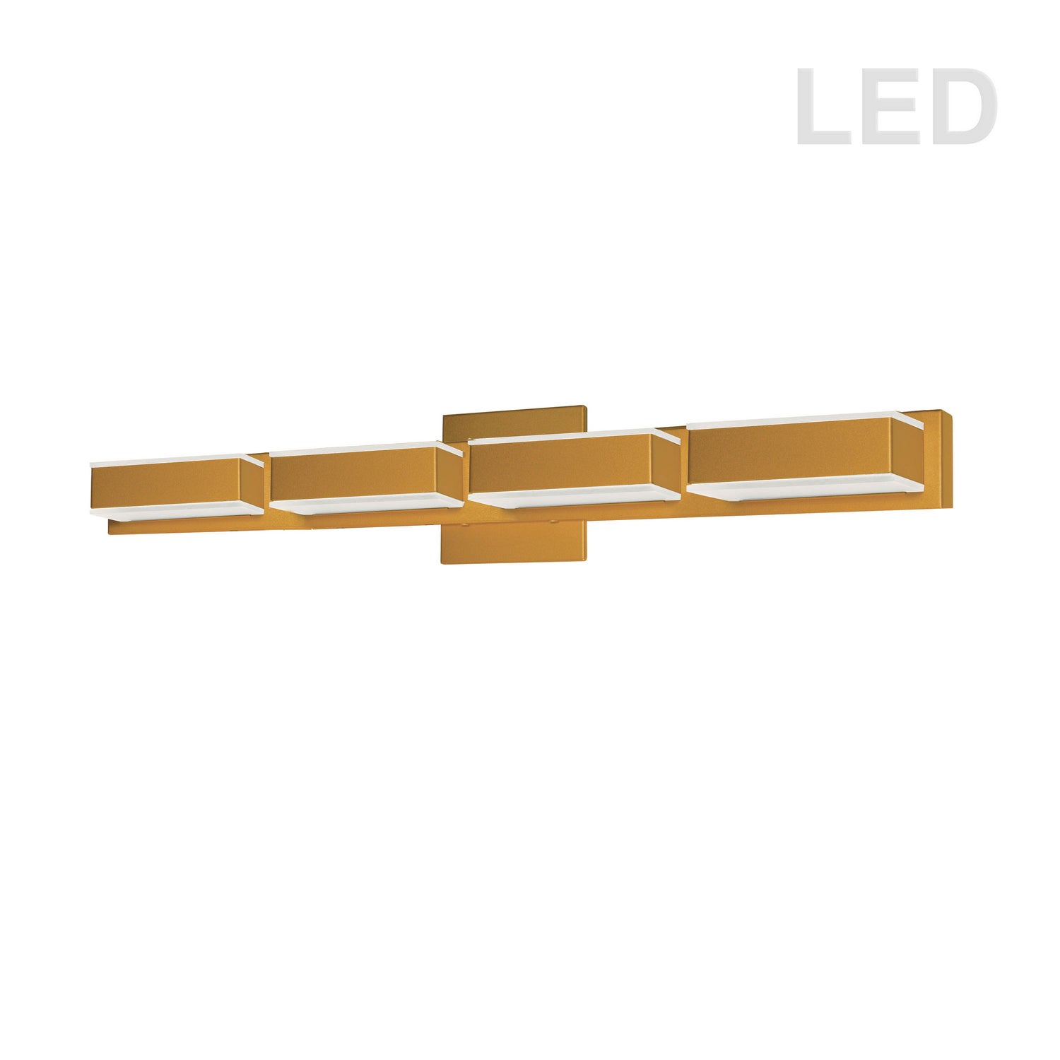 Dainolite Ltd - VLD-215-4W-GLD - LED Vanity Fixture - Aged Brass