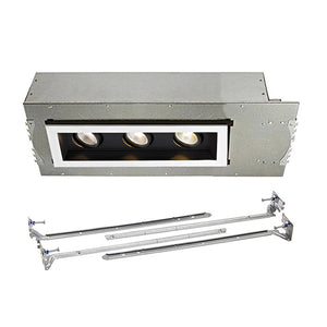 W.A.C. Lighting - MT-3LD311NA-F935BK - LED Three Light New Construction Housing with Trim and Light Engine - Mini Led Multiple Spots - Black