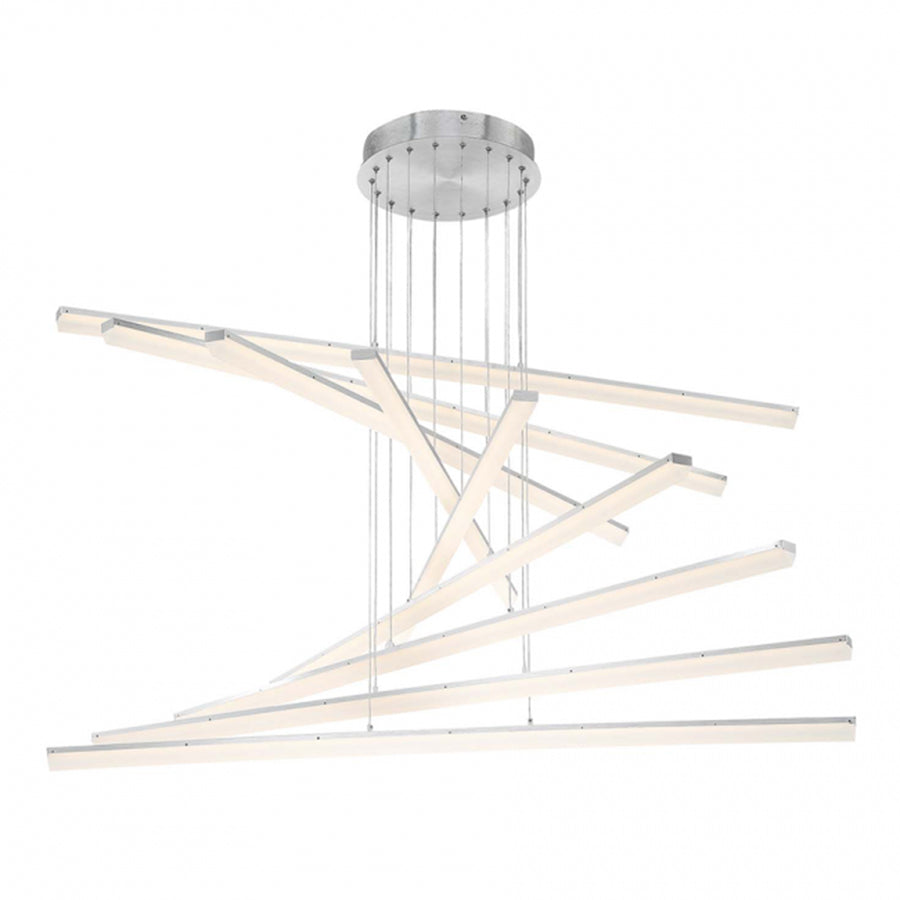 W.A.C. Lighting - PD-29809-AL - LED Chandelier - Stack - Brushed Aluminum