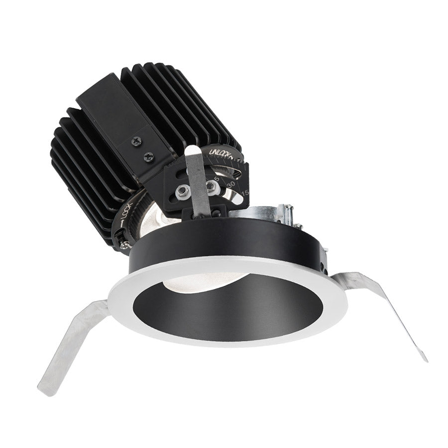 W.A.C. Lighting - R4RAT-F830-BKWT - LED Trim - Volta - Black/White