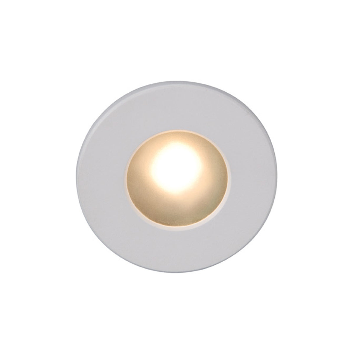 W.A.C. Lighting - WL-LED310-AM-WT - LED Step and Wall Light - Led3 Cir - White on Aluminum