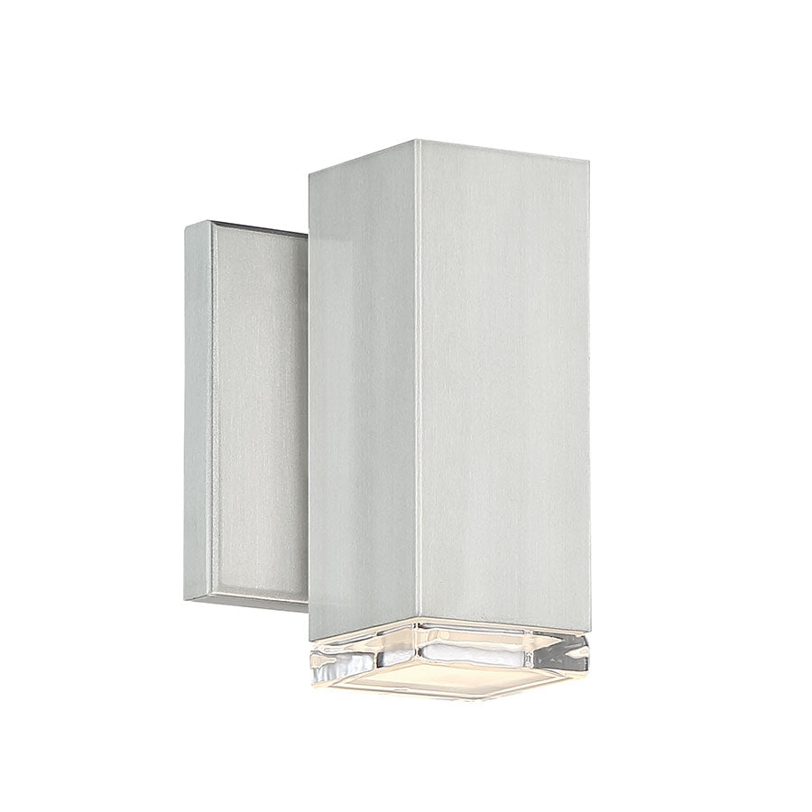 W.A.C. Lighting - WS-W61806-AL - LED Wall Light - Block - Brushed Aluminum