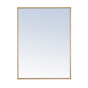 Elegant Lighting - MR4072BR - Mirror - Monet - Brass