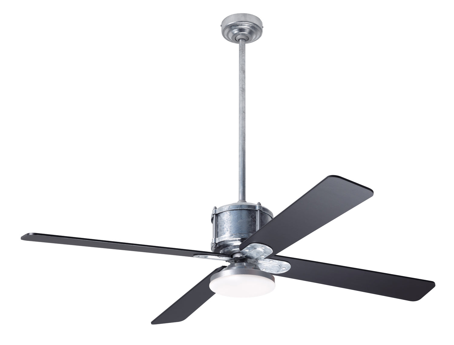 Modern Fan Co - IND-GV-50-BK-272-CC - 50"Ceiling Fan - Industry DC - Galvanized