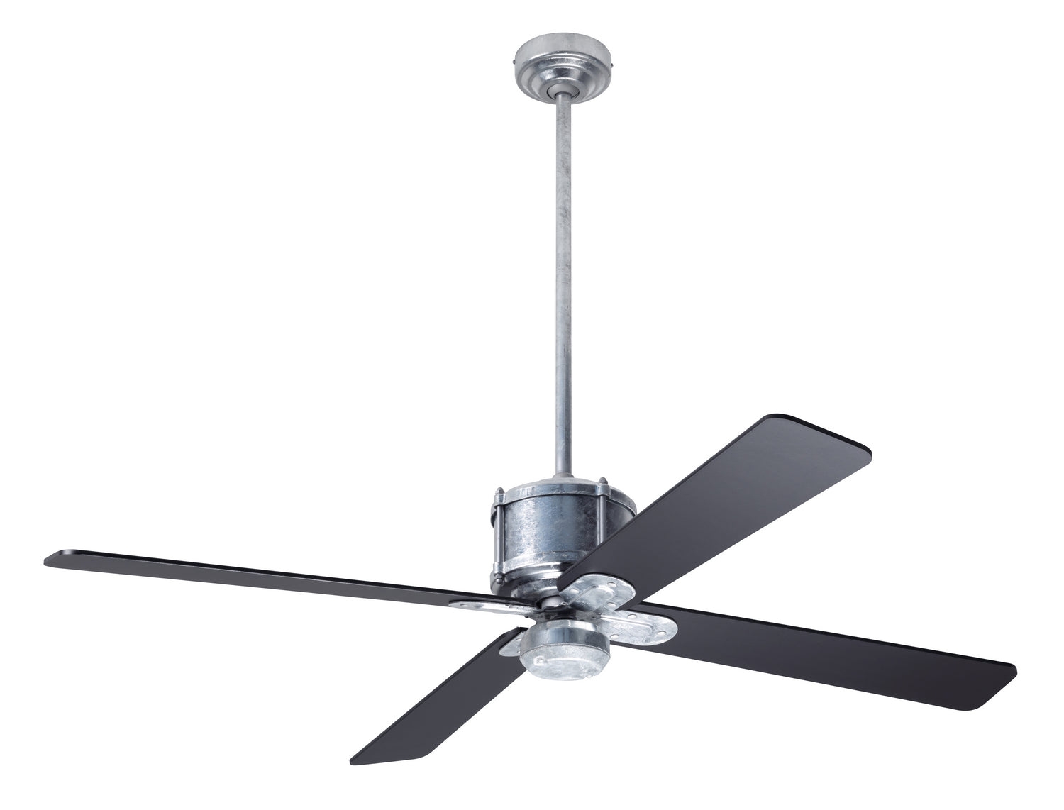 Modern Fan Co - IND-GV-50-BK-NL-CC - 50"Ceiling Fan - Industry DC - Galvanized