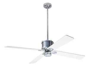 Modern Fan Co - IND-GV-50-WH-NL-CC - 50"Ceiling Fan - Industry DC - Galvanized