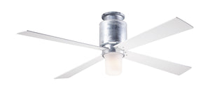 Modern Fan Co - LAP-FM-GV-50-WH-552-002 - 50"Ceiling Fan - Lapa Flush - Galvanized