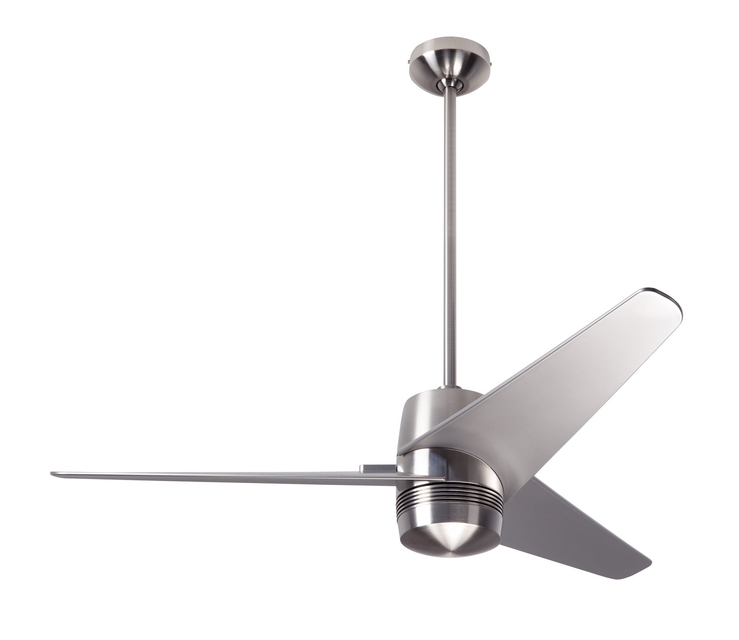 Modern Fan Co - VEL-BN-48-NK-NL-CC - 48"Ceiling Fan - Velo DC - Bright Nickel