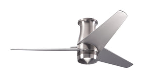 Modern Fan Co - VEL-FM-BN-48-NK-NL-RC - 48"Ceiling Fan - Velo Flush DC - Bright Nickel