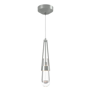 Hubbardton Forge - 161040-SKT-STND-82-ZM0434 - One Light Mini Pendant - Link - Vintage Platinum