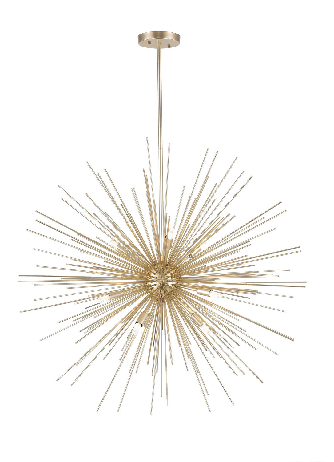 CWI Lighting - 1034P30-9-620 - Nine Light Chandelier - Savannah - Gold Leaf