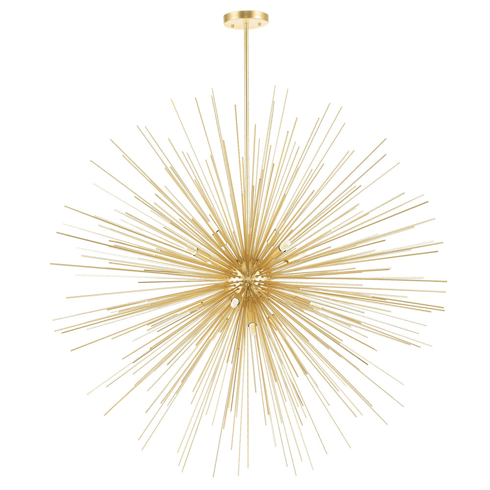 CWI Lighting - 1034P40-14-620 - 14 Light Chandelier - Savannah - Gold Leaf