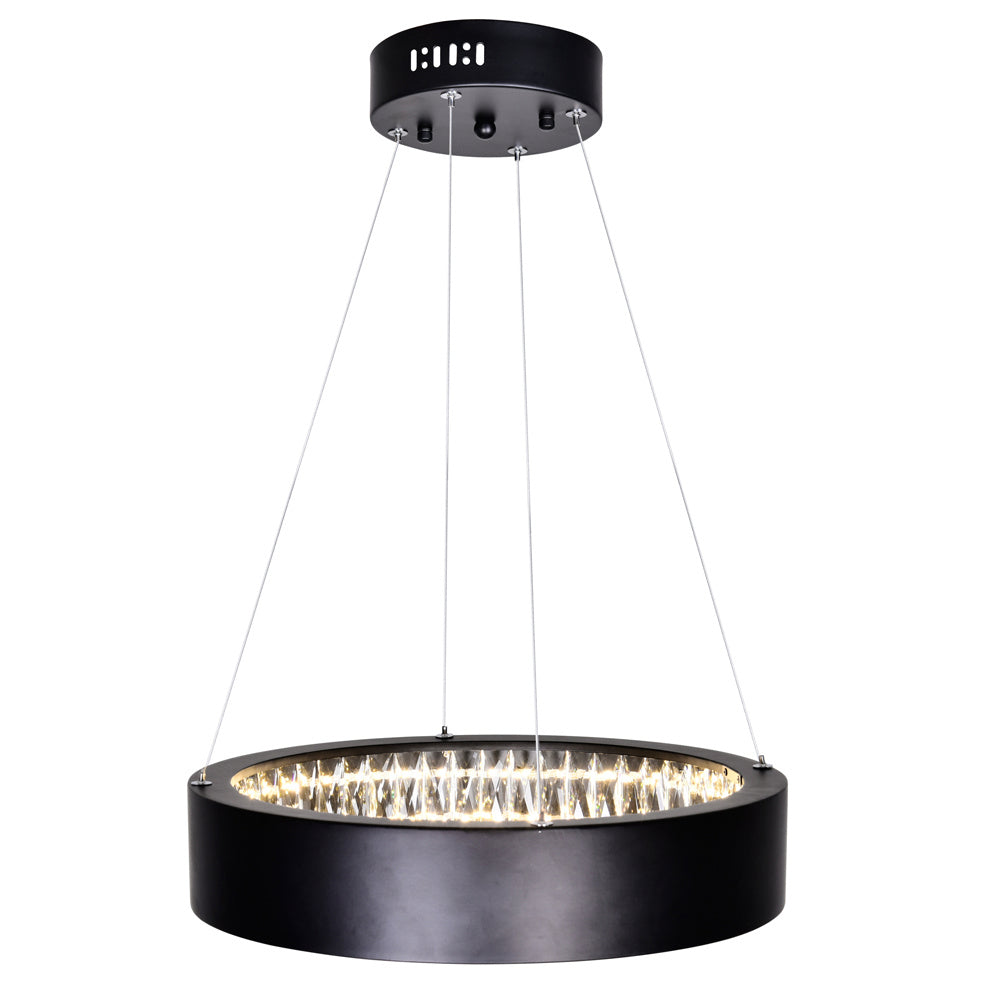 CWI Lighting - 1040P20-101 - LED Chandelier - Rosalina - Matte Black