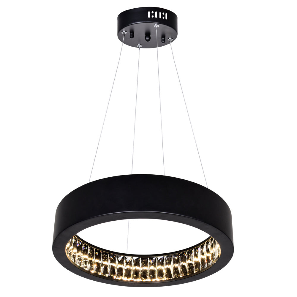 CWI Lighting - 1040P20-101 - LED Chandelier - Rosalina - Matte Black