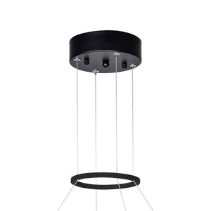 CWI Lighting - 1040P20-101 - LED Chandelier - Rosalina - Matte Black