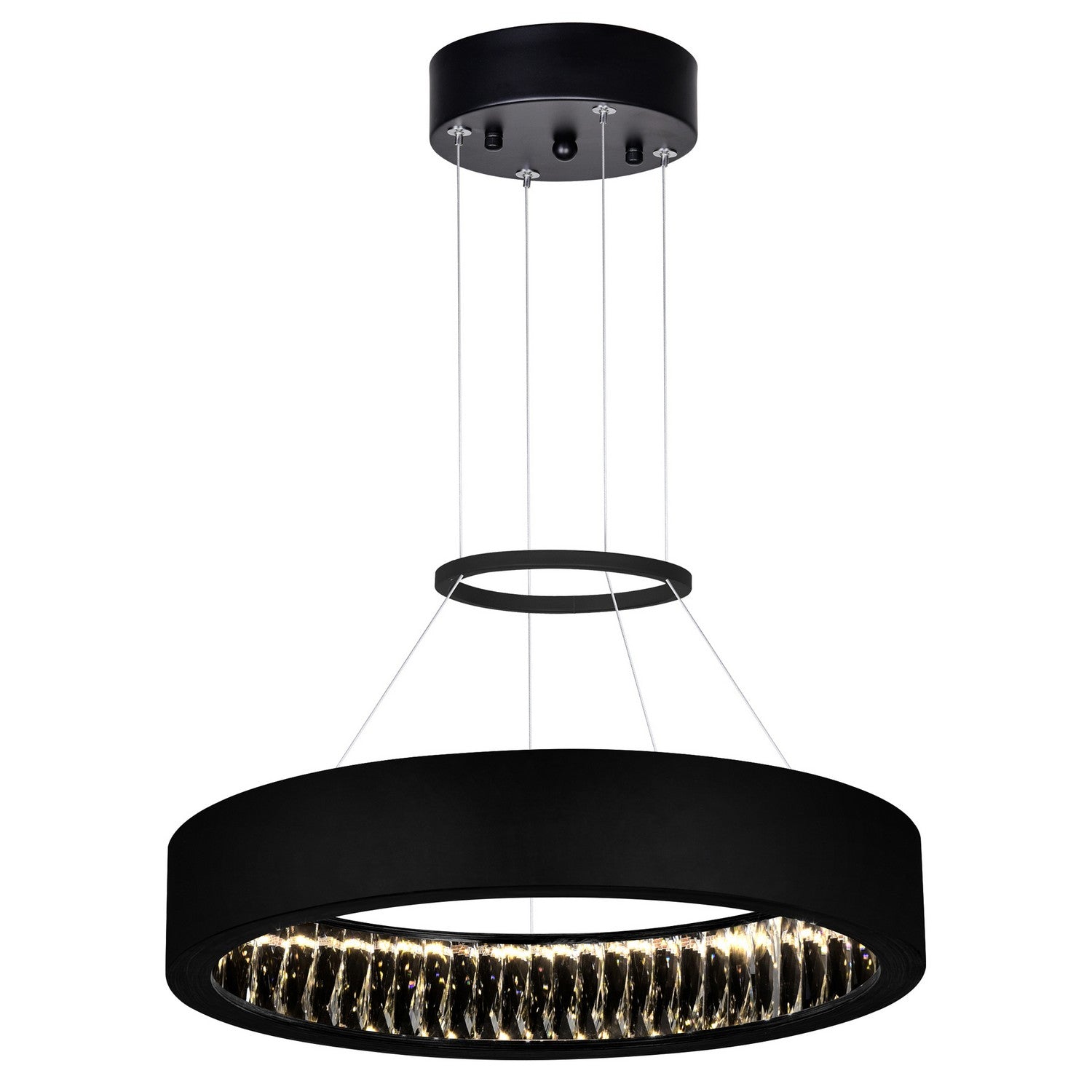 CWI Lighting - 1040P20-101 - LED Chandelier - Rosalina - Matte Black