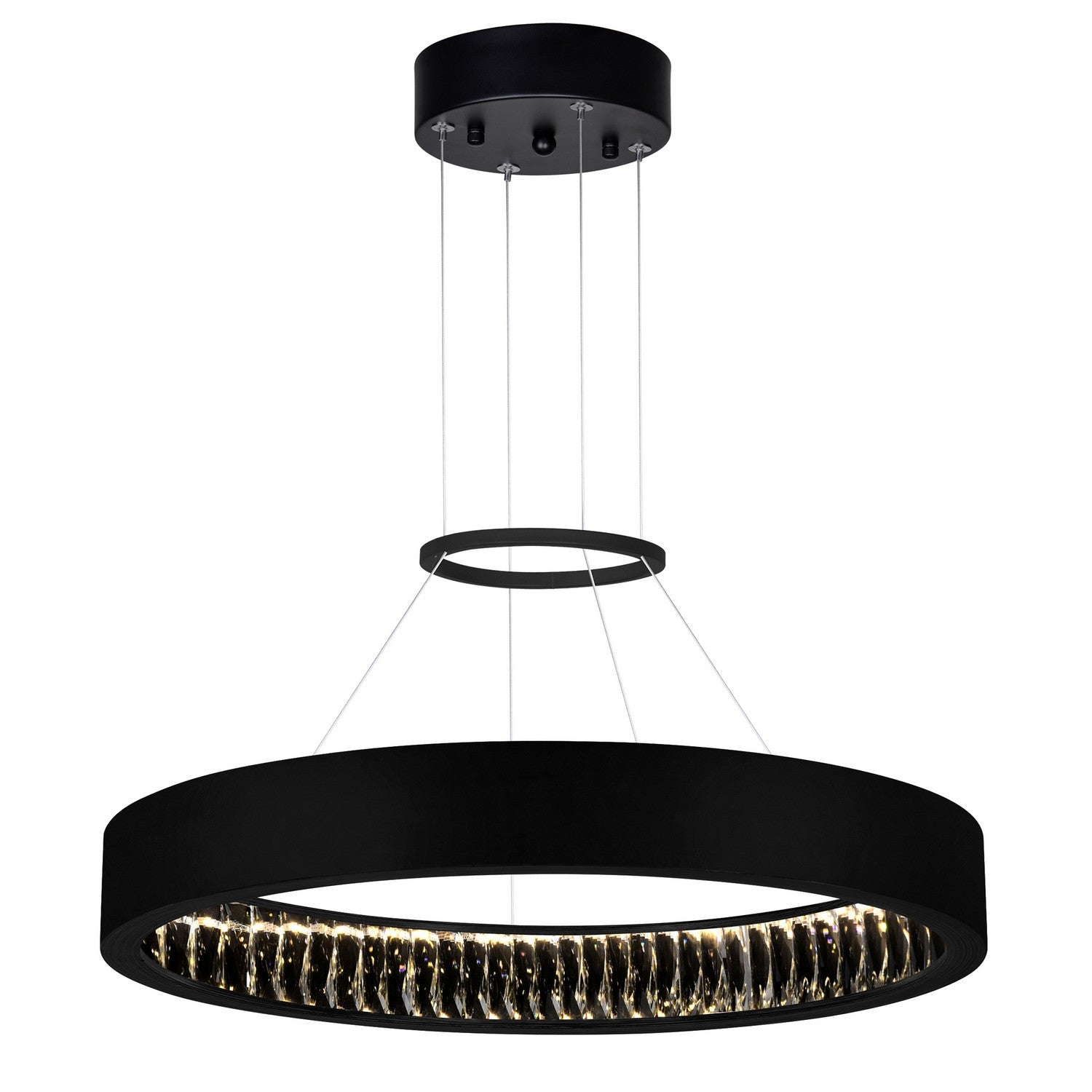 CWI Lighting - 1040P26-101 - LED Chandelier - Rosalina - Matte Black