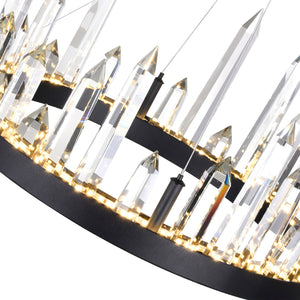 CWI Lighting - 1043P24-101 - LED Chandelier - Juliette - Black