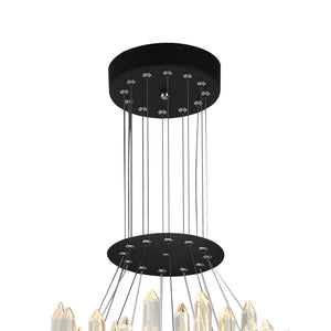 CWI Lighting - 1043P32-3-101 - LED Chandelier - Juliette - Black