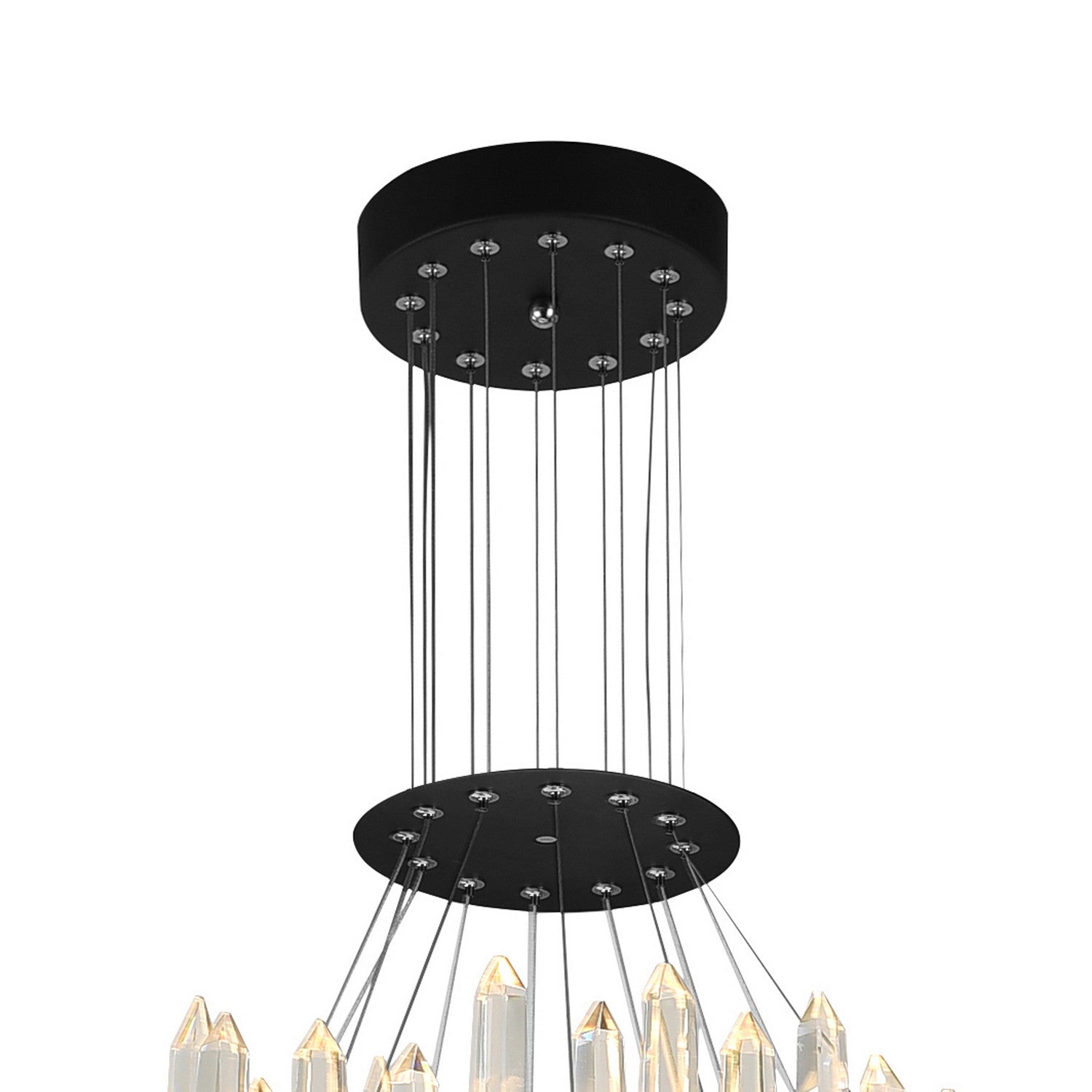 CWI Lighting - 1043P42-3-101 - LED Chandelier - Juliette - Black