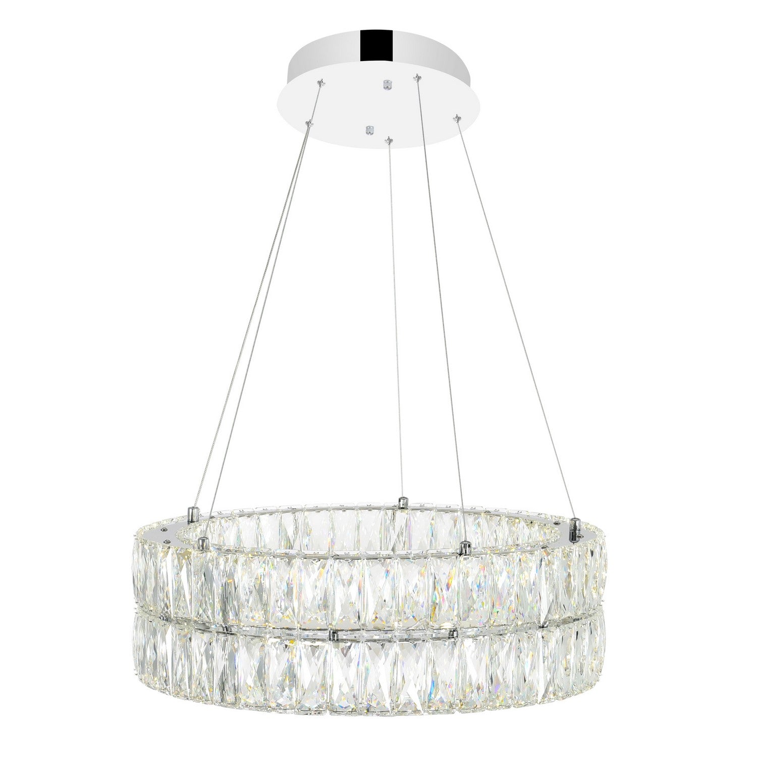 CWI Lighting - 1044P20-601-R-2C - LED Chandelier - Madeline - Chrome