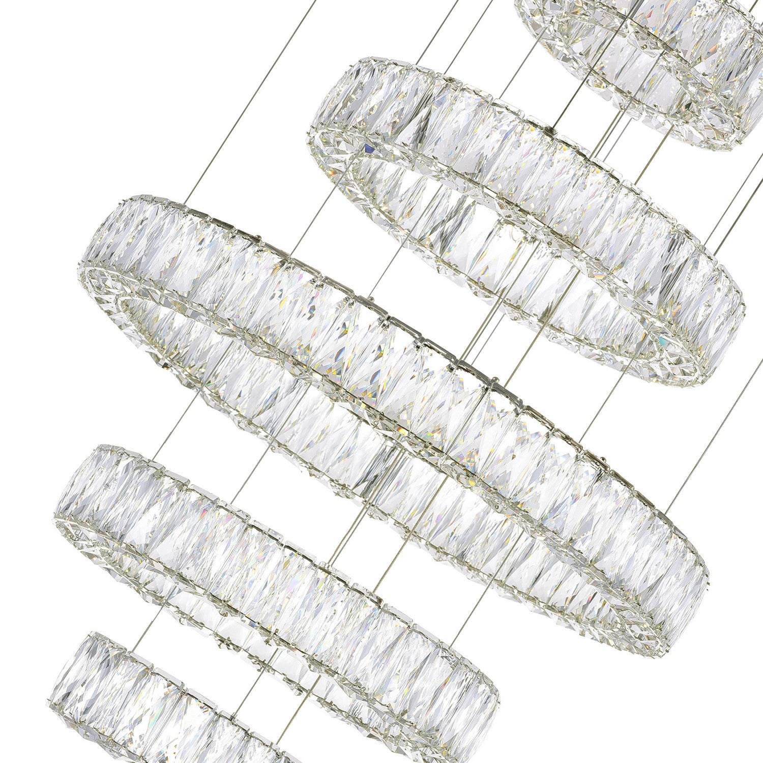 CWI Lighting - 1044P24-601-R-5C - LED Chandelier - Madeline - Chrome