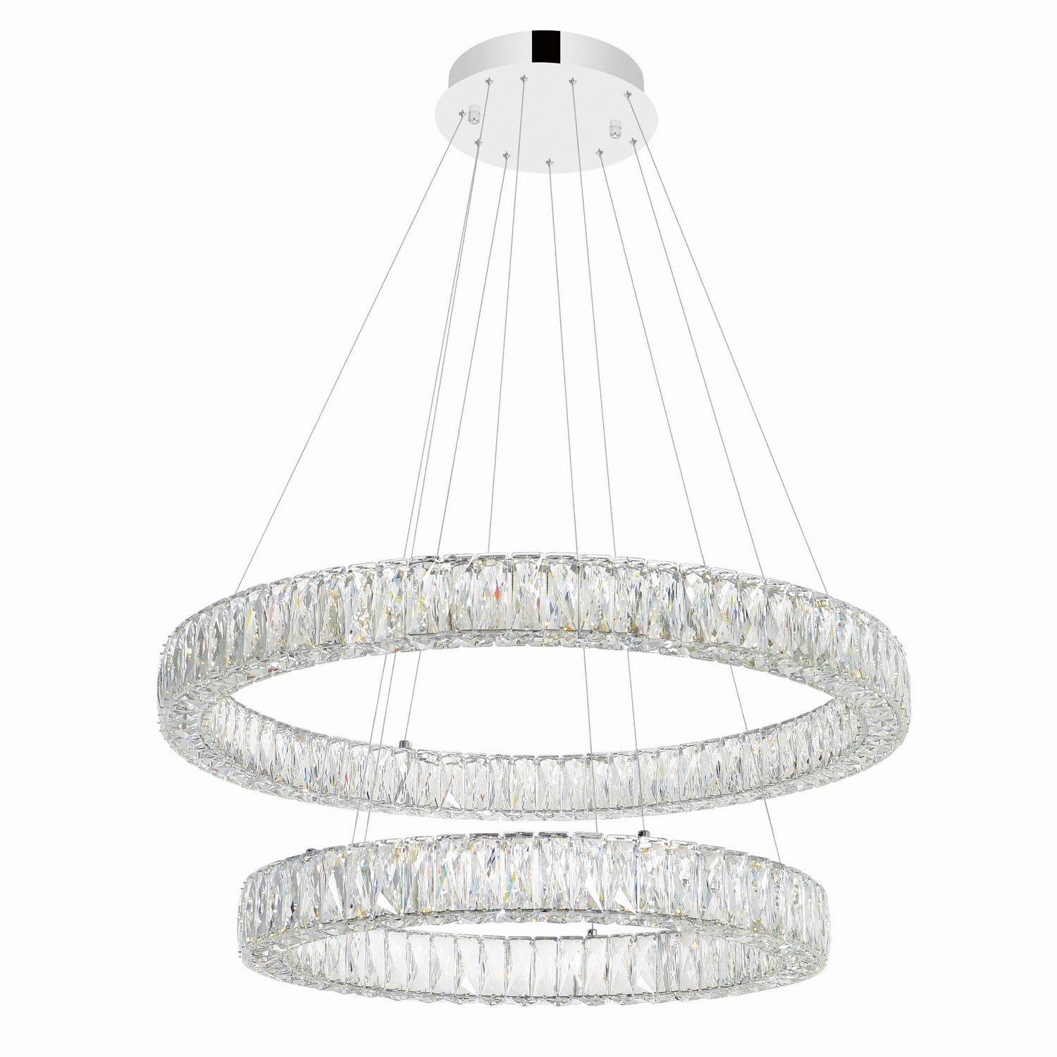 CWI Lighting - 1044P32-601-R-2C-B - LED Chandelier - Madeline - Chrome