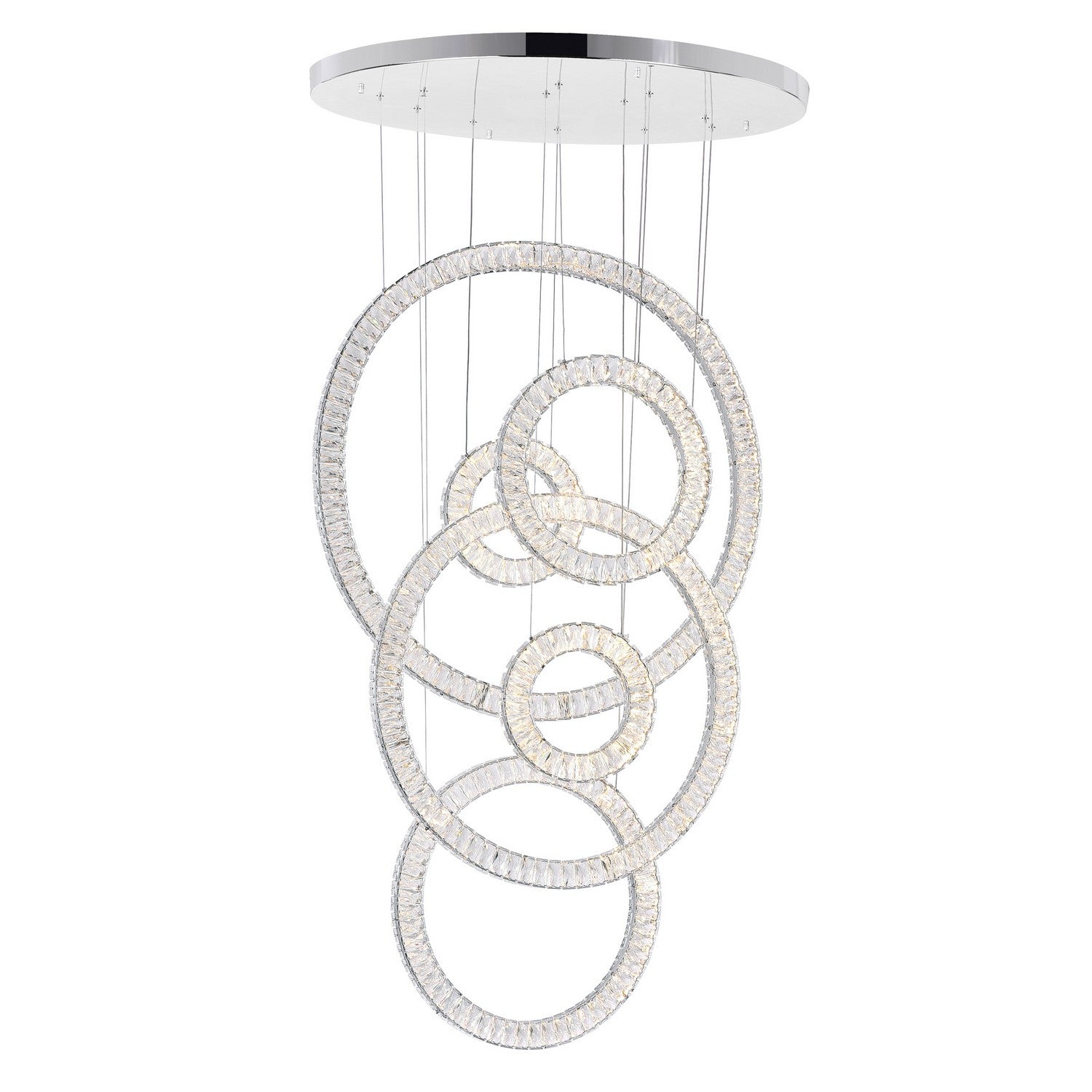 CWI Lighting - 1046P34-6-601 - LED Chandelier - Celina - Chrome