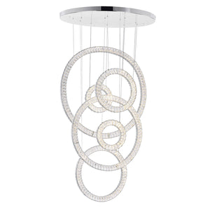 CWI Lighting - 1046P34-6-601 - LED Chandelier - Celina - Chrome