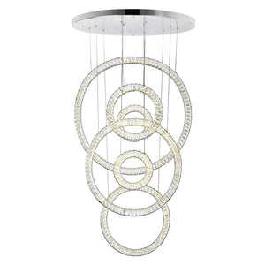 CWI Lighting - 1046P34-6-601 - LED Chandelier - Celina - Chrome