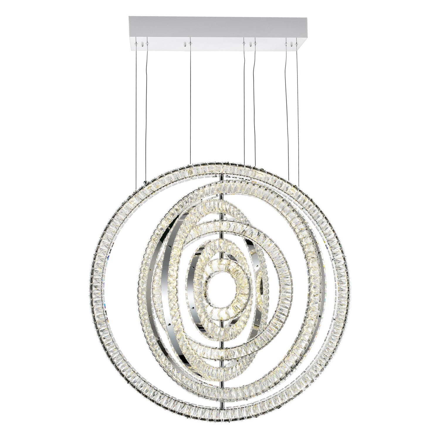 CWI Lighting - 1046P37-6-601 - LED Chandelier - Celina - Chrome