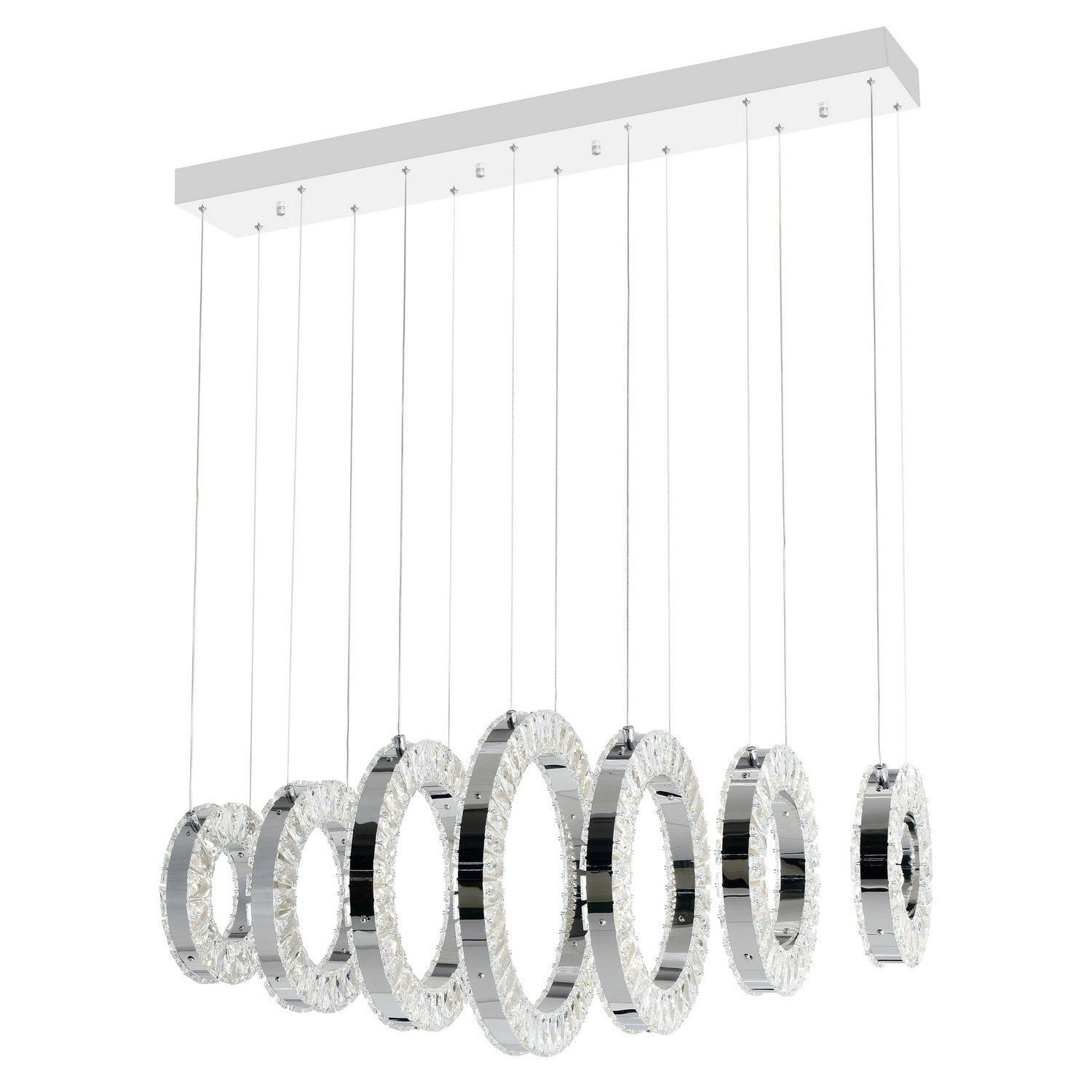 CWI Lighting - 1046P37-7-601-RC - LED Chandelier - Celina - Chrome