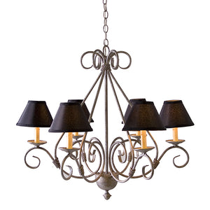 2nd Avenue - 87919.30 - Six Light Chandelier - Olivia - Pompeii Gold