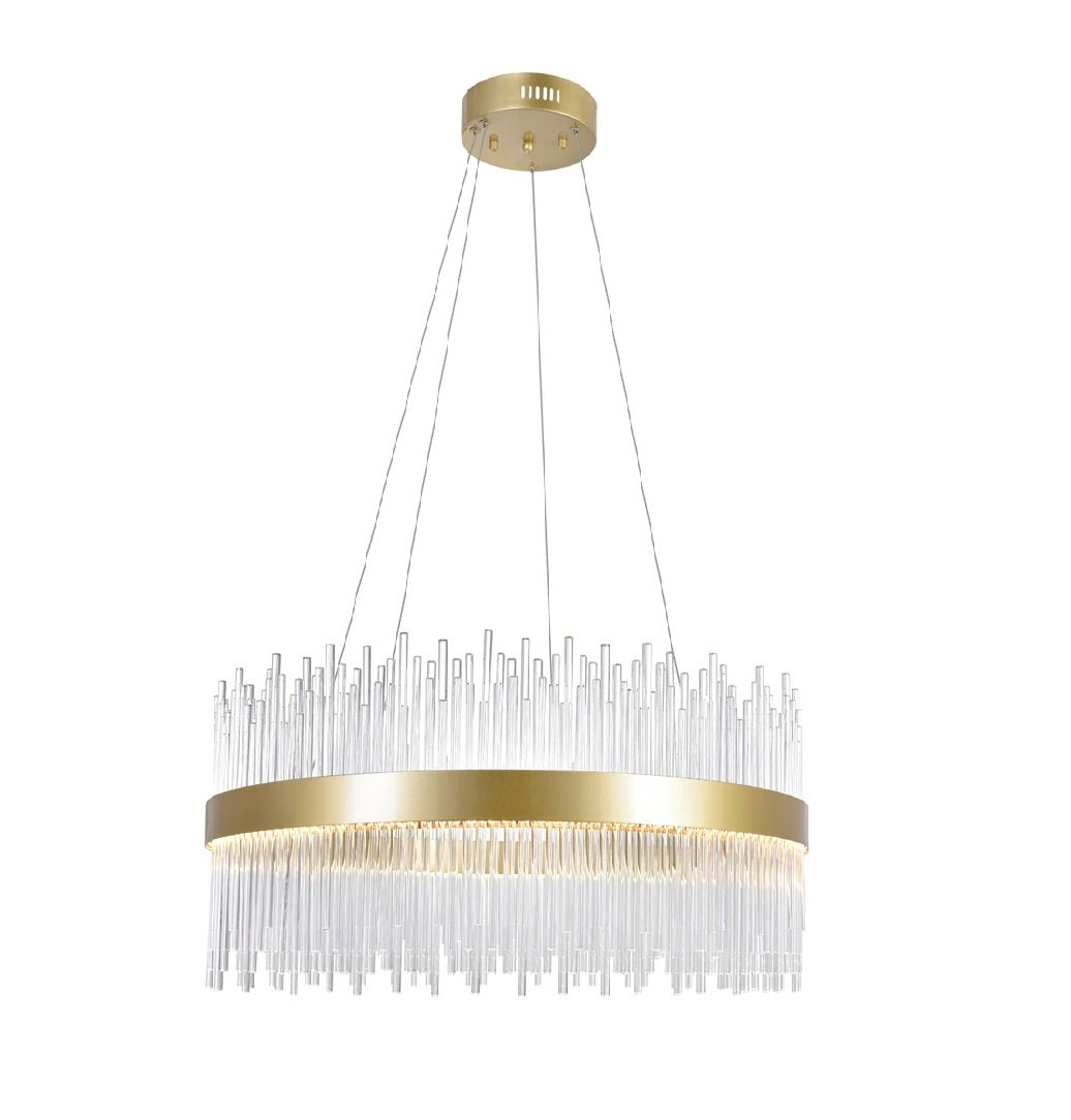 CWI Lighting - 1063P24-169 - LED Chandelier - Genevieve - Medallion Gold