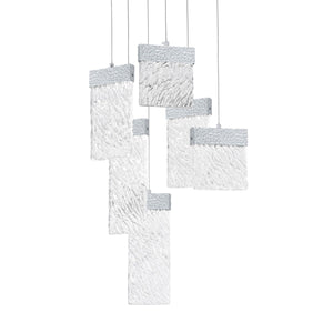 CWI Lighting - 1090P16-6-269 - LED Chandelier - Carolina - Pewter