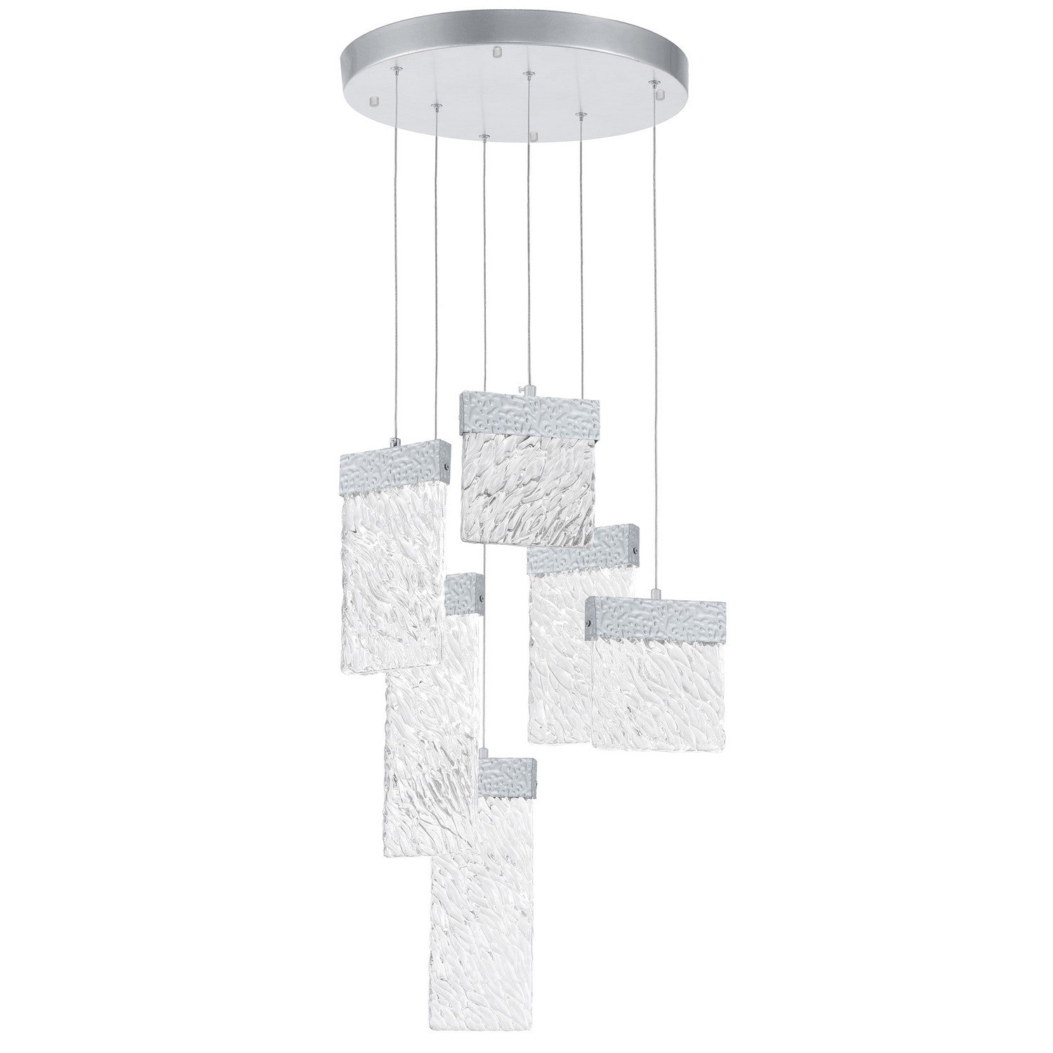 CWI Lighting - 1090P16-6-269 - LED Chandelier - Carolina - Pewter