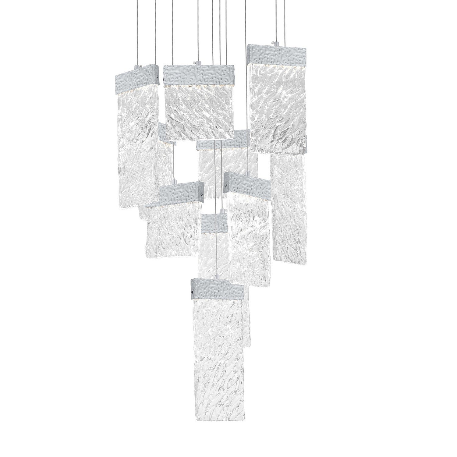 CWI Lighting - 1090P20-10-269 - LED Chandelier - Carolina - Pewter