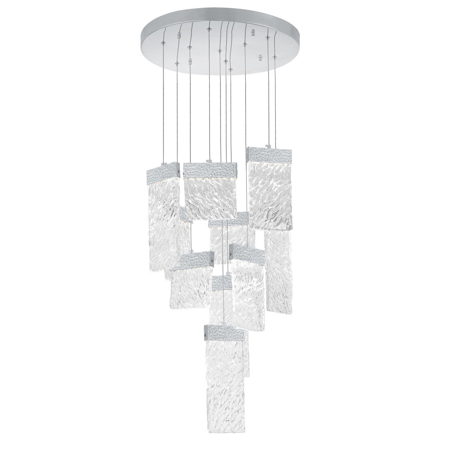 CWI Lighting - 1090P20-10-269 - LED Chandelier - Carolina - Pewter