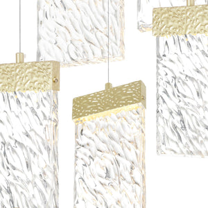 CWI Lighting - 1090P20-10-620 - LED Chandelier - Carolina - Gold Leaf