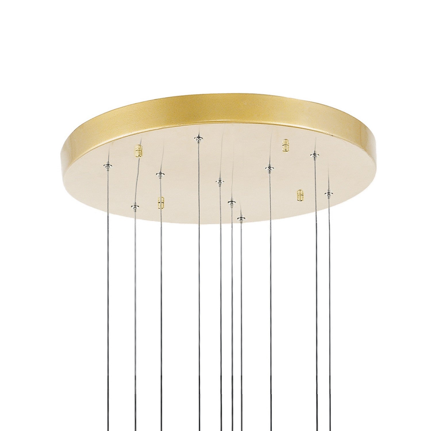 CWI Lighting - 1090P20-10-620 - LED Chandelier - Carolina - Gold Leaf