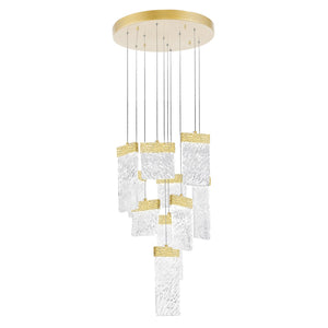 CWI Lighting - 1090P20-10-620 - LED Chandelier - Carolina - Gold Leaf