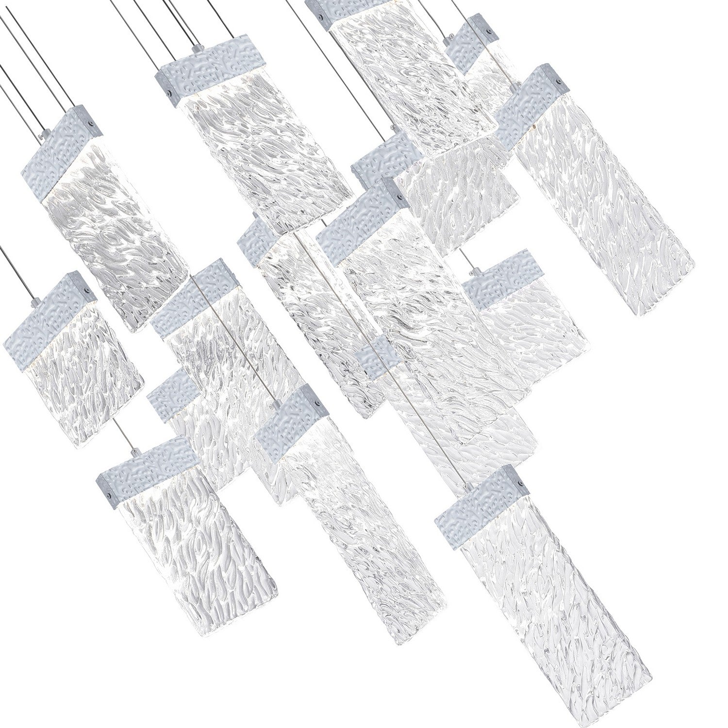 CWI Lighting - 1090P32-16-269 - LED Chandelier - Carolina - Pewter