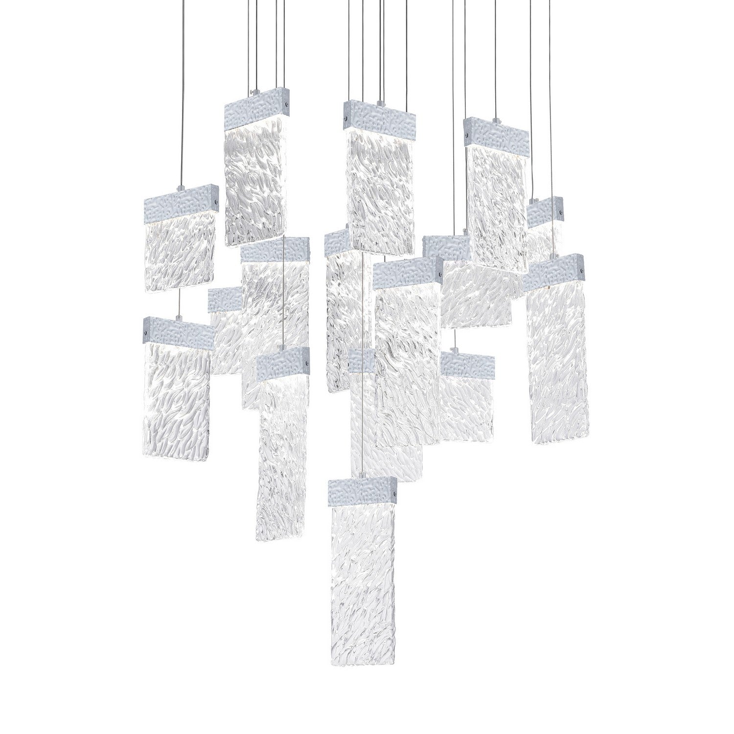 CWI Lighting - 1090P32-16-269 - LED Chandelier - Carolina - Pewter